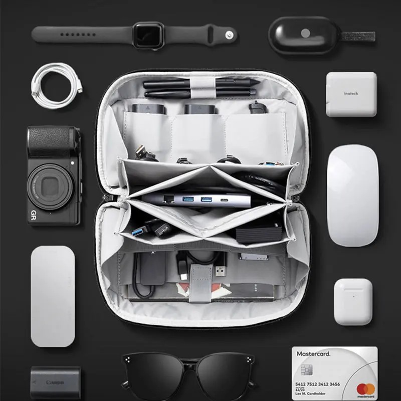Travel Cable Organizer - Multifunctional Digital Accessories Bag Upgraded Waterproof
