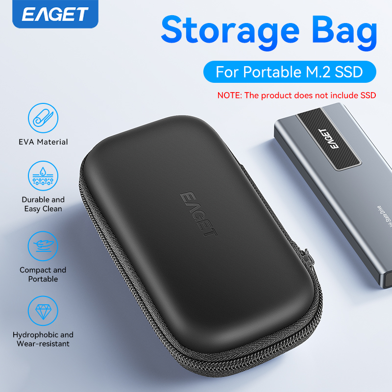 Portable Ssd Enclosure - Eaget SSD Box Bag Case Portable