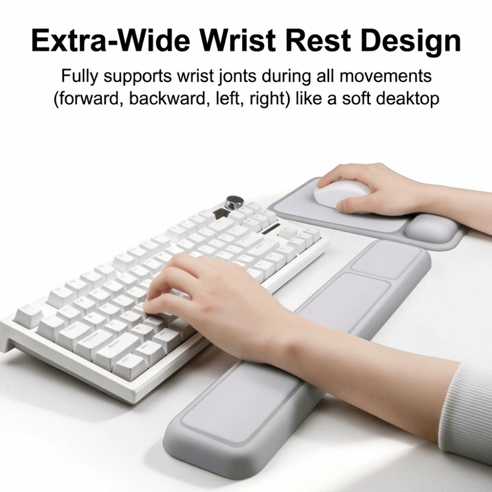 Ergonomic Wrist Rest Mouse Pad - đánh giá và giá Keyboard Wrist Pad Leather