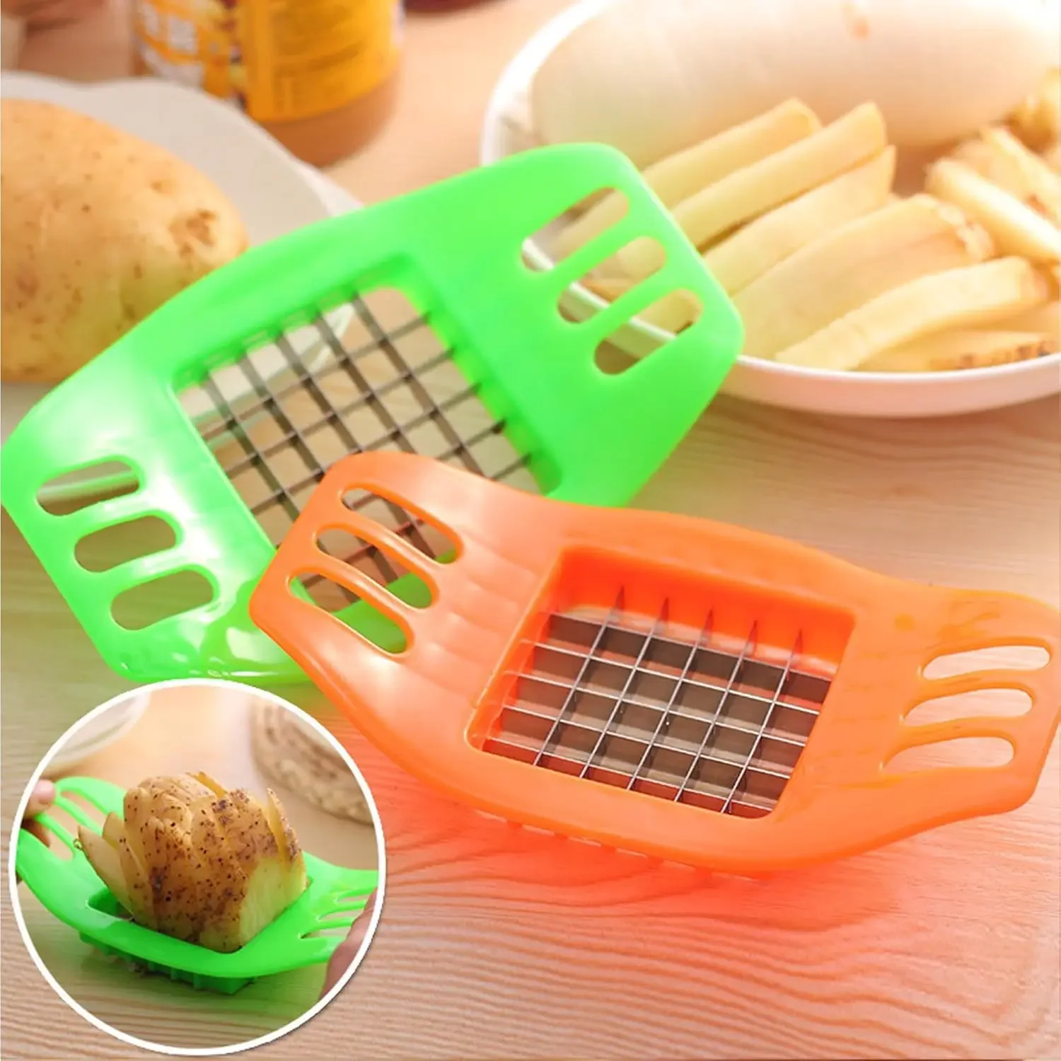 Multifunctional Potato Slicer  - đánh giá và giá Tech Accessories And Gadgets