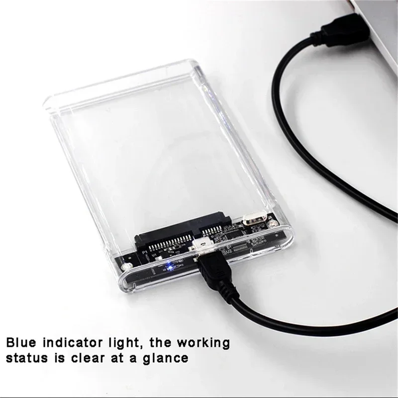 2.5 Inch Transparent HDD Enclo - đánh giá và giá Portable Ssd Enclosure