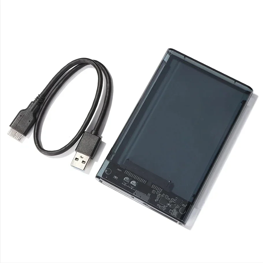 2.5 Inch Transparent HDD Enclo - đánh giá và giá Portable Ssd Enclosure