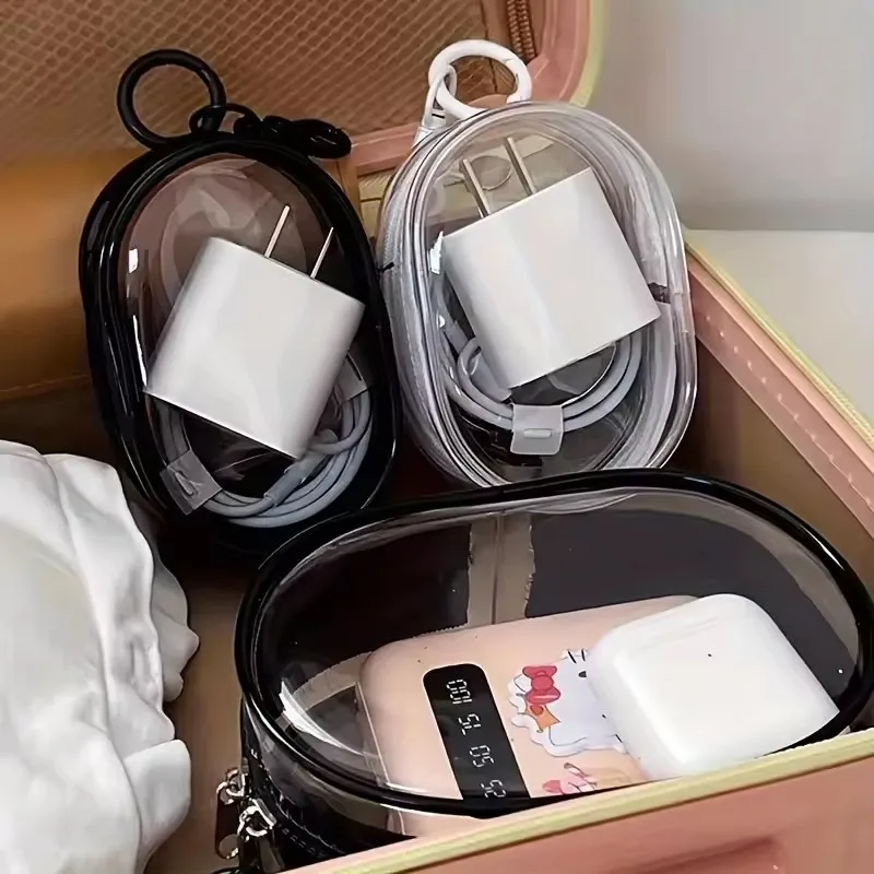 Portable Mini Clear Zipper Sto - đánh giá và giá Travel Cable Organizer