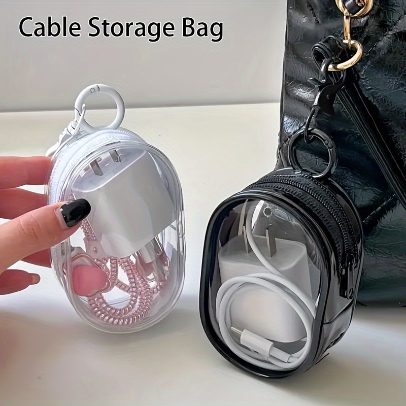 Portable Mini Clear Zipper Sto - đánh giá và giá Travel Cable Organizer