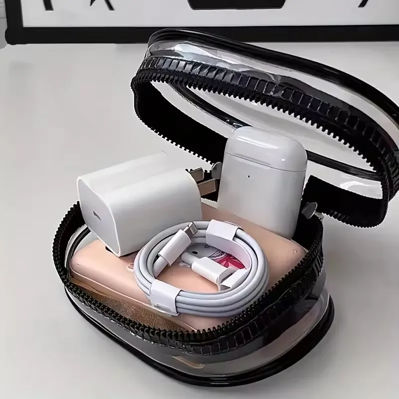 Portable Mini Clear Zipper Sto - đánh giá và giá Travel Cable Organizer