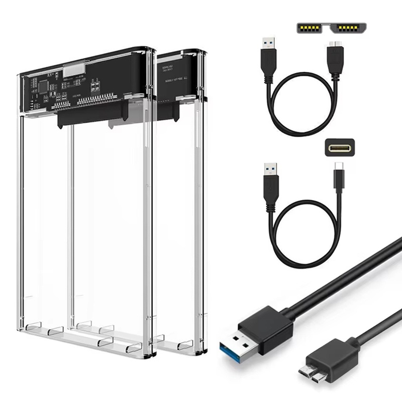 SATA to Type C Transparent 2.5 - đánh giá và giá Portable Ssd Enclosure