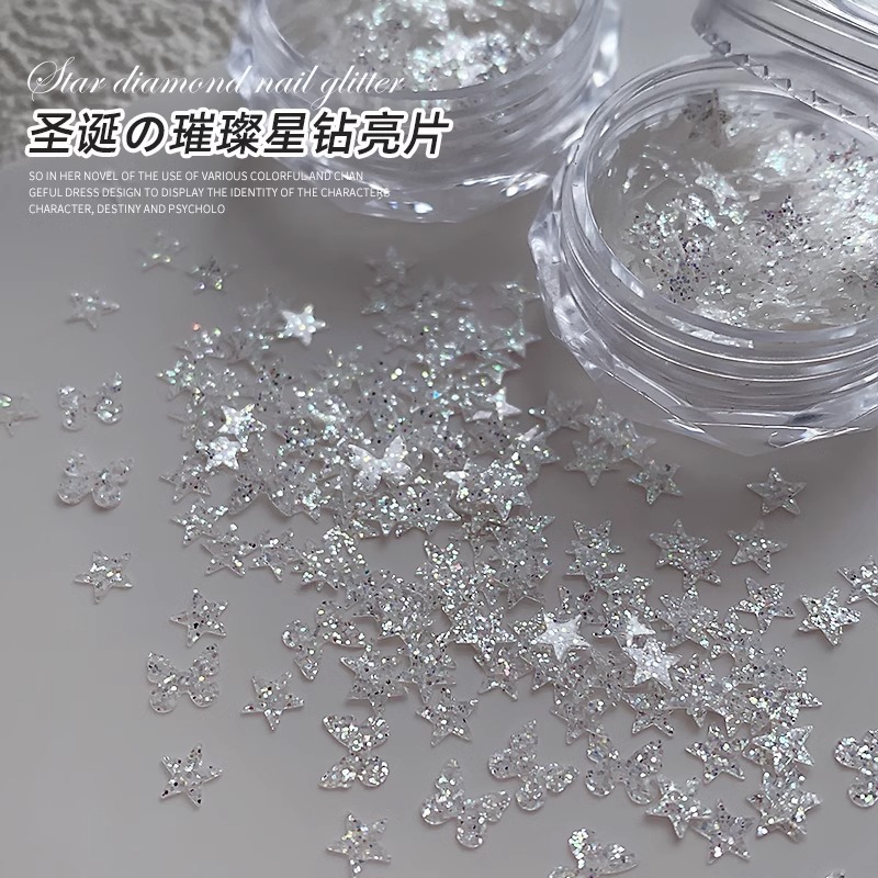 Glitter Nail Accessories Spark - đánh giá và giá Tech Accessories Box