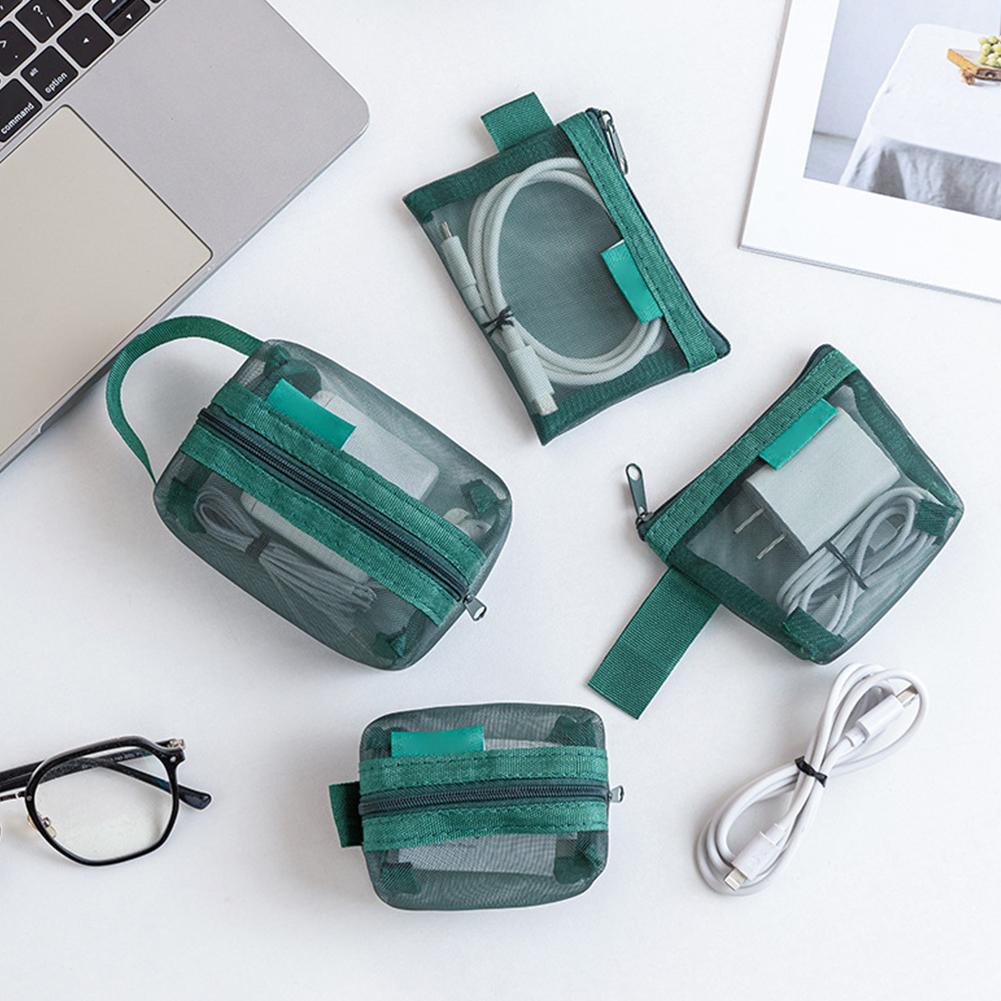 6Pcs Mesh Zipper Storage Bag S - đánh giá và giá Travel Cable Organizer
