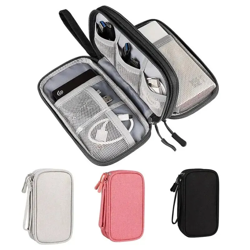 1PCS Grey/Black/Pink/Navy NEW  - đánh giá và giá Travel Cable Organizer
