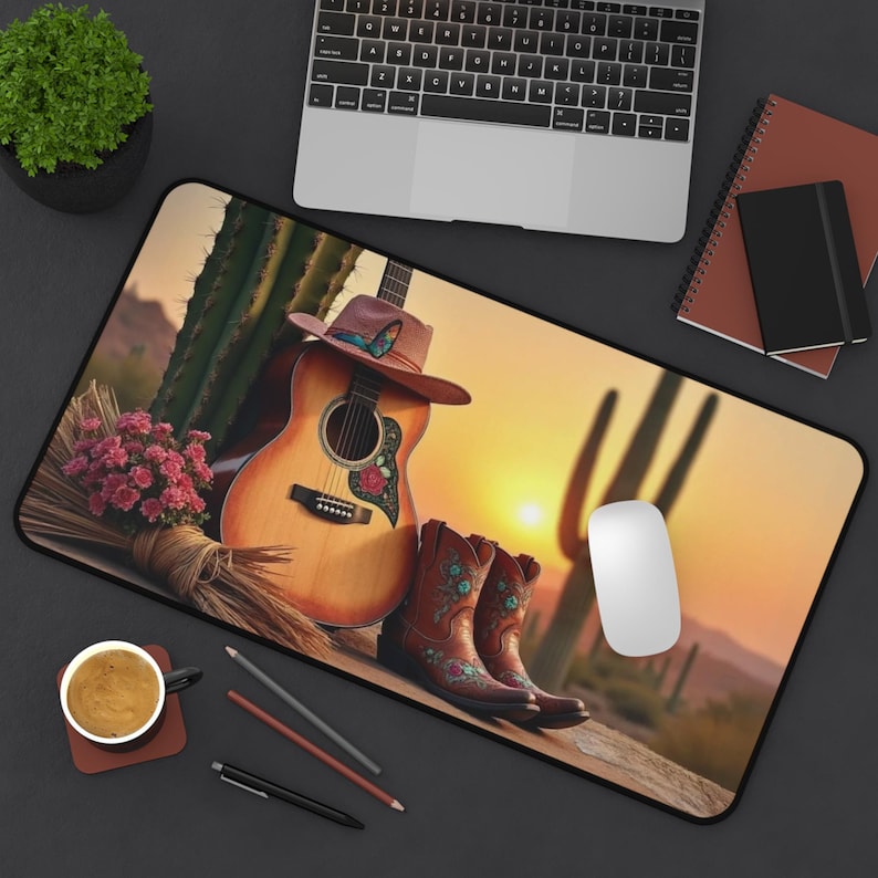 Desert Guitar Mouse Pad, Cactu - đánh giá và giá Tech Girl Accessories
