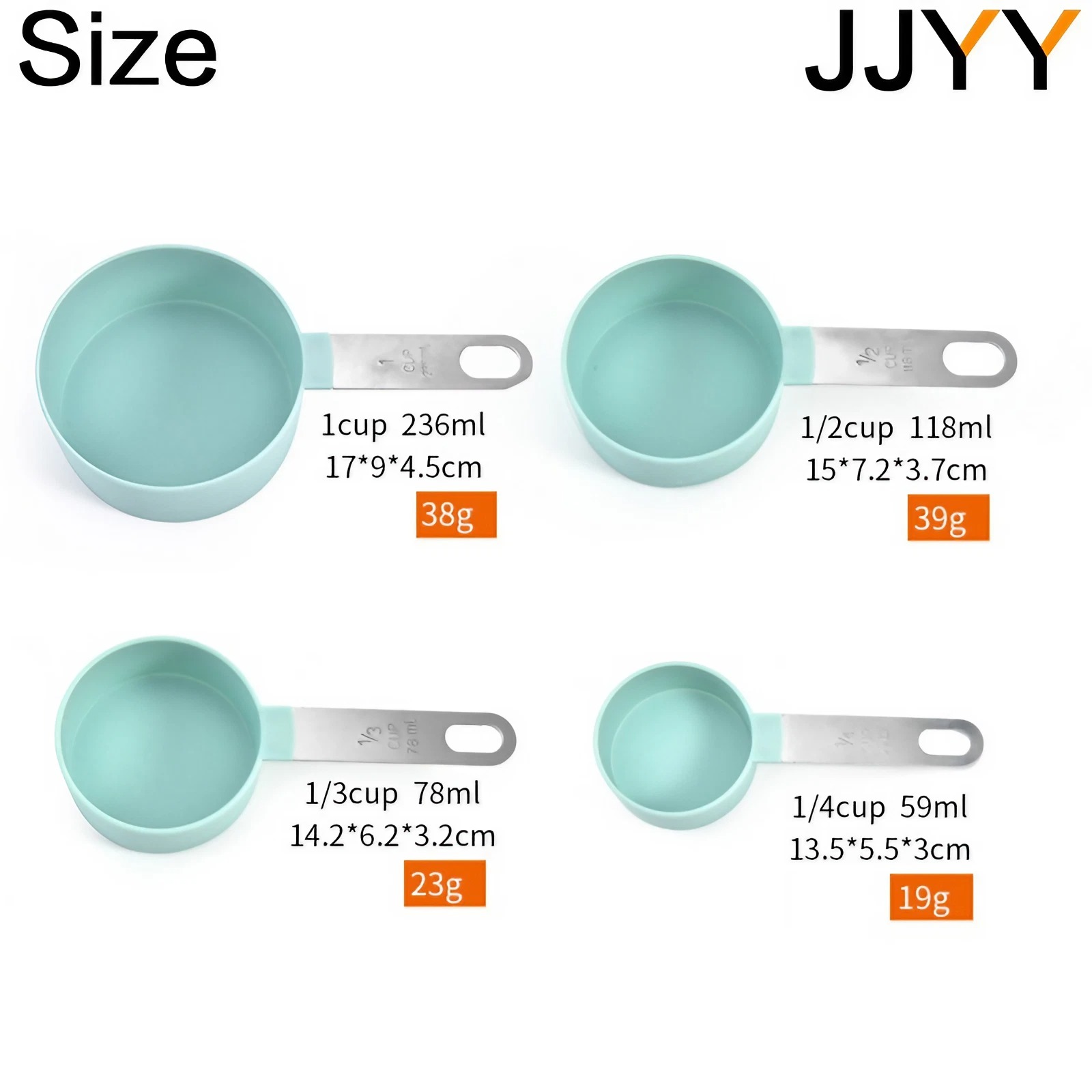 4PCS Measuring Cups Spoons Set - đánh giá và giá Hi Tech Kitchen Accessories