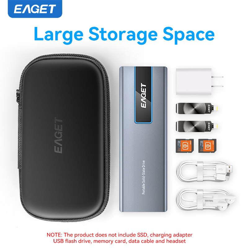 Eaget SSD Box Bag Case Portabl - đánh giá và giá Portable Ssd Enclosure