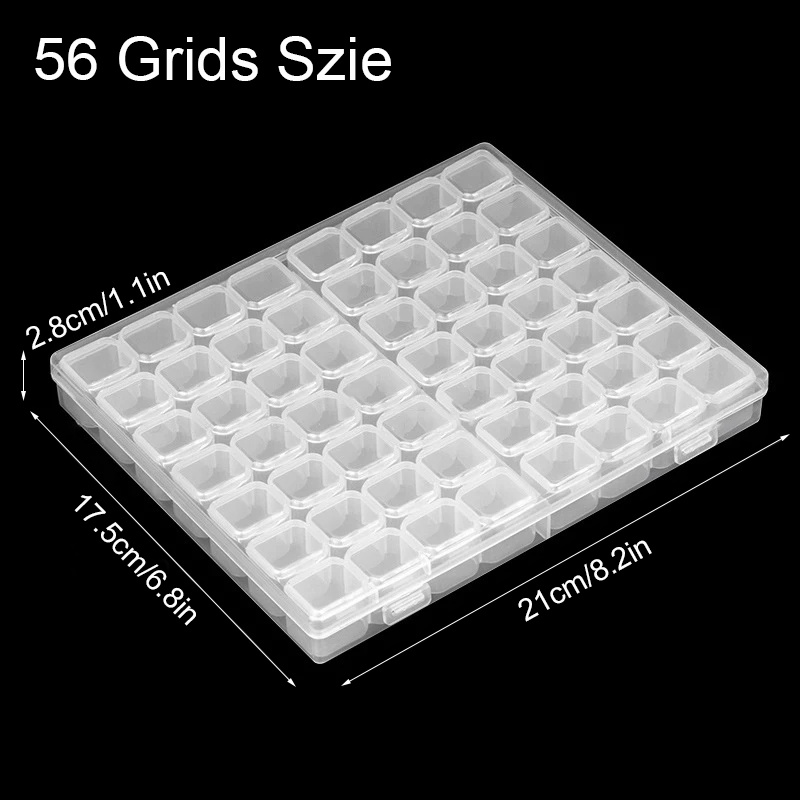 28/56 Grids Plastic Beads Stor - đánh giá và giá Tech Accessories Box