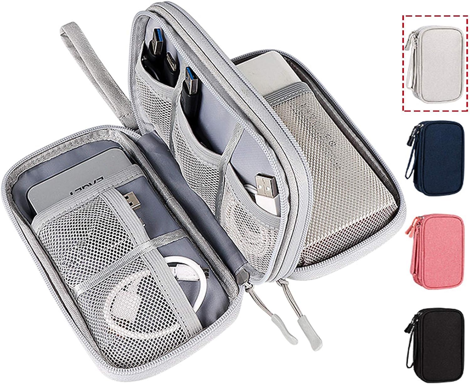 Travel Organizer Bag Cable Sto - đánh giá và giá Travel Cable Organizer