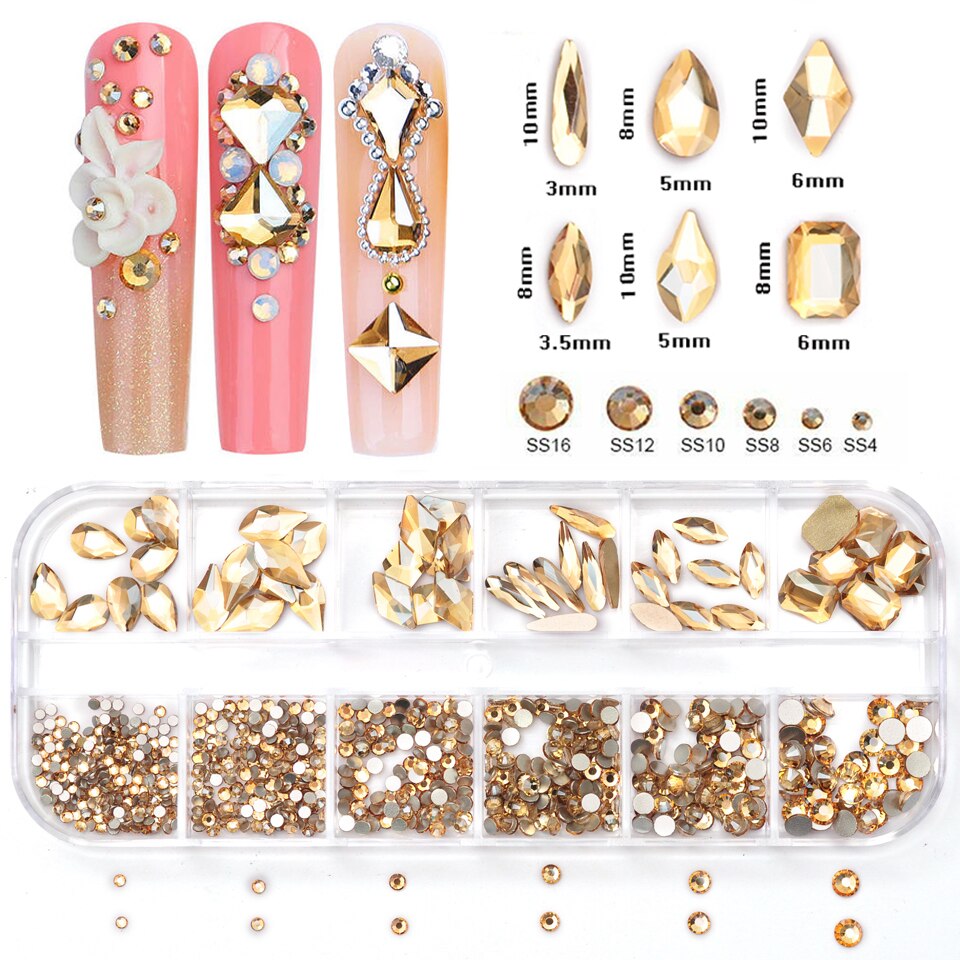 12 Grids Golden Shadow Flatbac - đánh giá và giá Tech Accessories Box