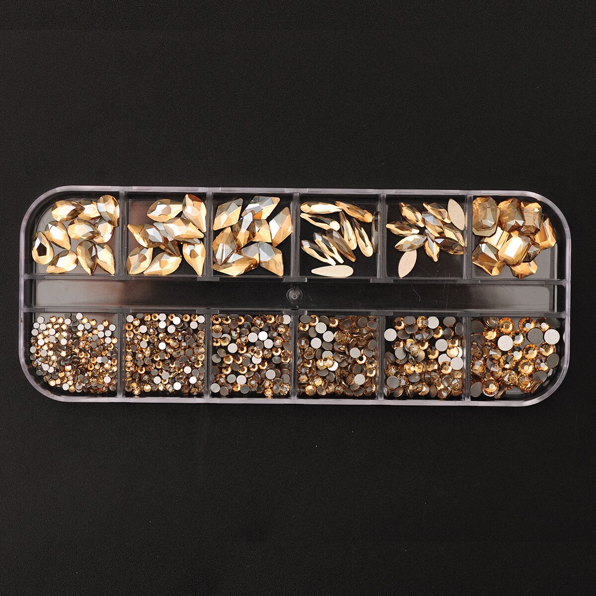 12 Grids Golden Shadow Flatbac - đánh giá và giá Tech Accessories Box